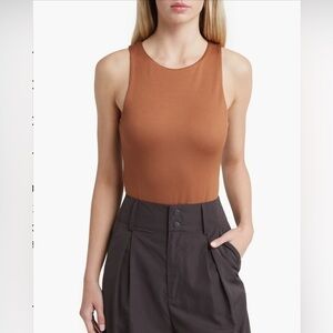 BP Butter Tank Bodysuit (XS) Brown Kona